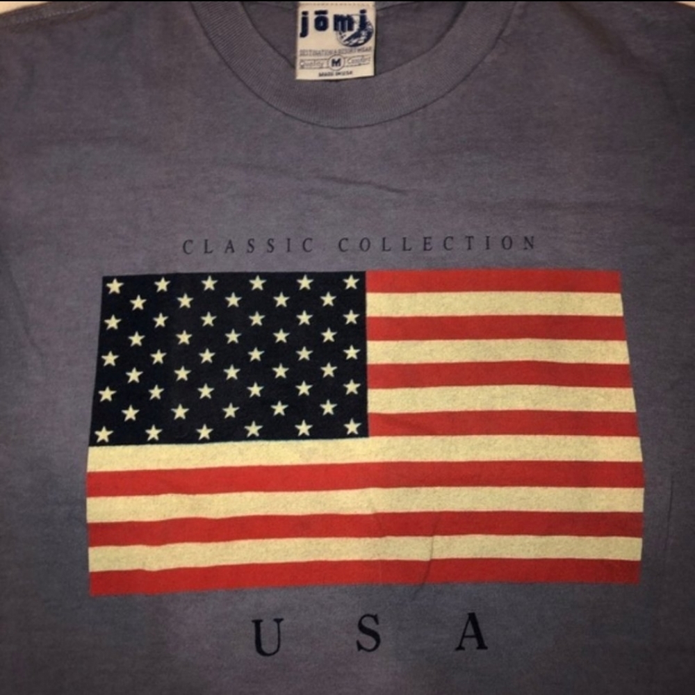 Vintage Jomi 4th of July Patriotic Graphic T-shirt - Picture 2 of 4